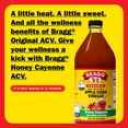 thumbnail image 4 of (3 pack) Bragg Organic Apple Cider Vinegar Honey Cayenne Wellness Cleanse, Raw and Unfiltered, 32 fl oz, 4 of 9