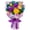 Purple, variant on Orange Preserved Roses Bouquet Gift Set for Birthdays, Holidays and Special Occasions