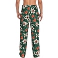 thumbnail image 7 of Salouo Lilies Flowers Print Pajama Pants for Men, Lounge Pants Elastic Waistband Casual Men's sleepwear Loungewear Sleep Pajama Pant -Large, 7 of 7