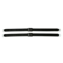 Brothers Trucks GMBELT4 Seat Belt Kit - Lap Belt - 2-Point - Black - Pair