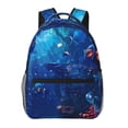 thumbnail image 1 of Fotbe Deep Sea Glowing Fishes Mochila Casual con Estampado para Escuela, Viajes y Actividades al Aire Libre - Duradera, Ligera y Cómoda, 1 of 5