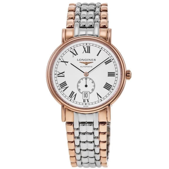Longines Presence Automatic White Dial Two-Tone Stainless Steel Men's Watch L4.805.1.11.7