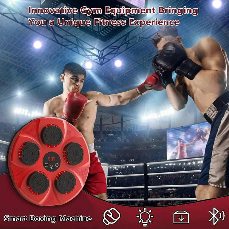 Boxing Machines Electronic Music Boxing Machines, Boxing Training Boxing  Equipment, Wall Mounted Boxing Machines, Smart Boxing Target Trainer Black