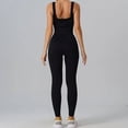 thumbnail image 2 of Chándal para mujer, conjunto de Yoga, monos de entrenamiento de una pieza, peleles de manga larga, ropa deportiva, ropa de gimnasio para mujer, 2 of 5