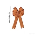 thumbnail image 3 of 2026 Halloween Indoor Decorations Thanksgiving Decorations Home Decor Faux Ribbon Ornaments Season Pumpkin Wreath Bow, 3 of 6