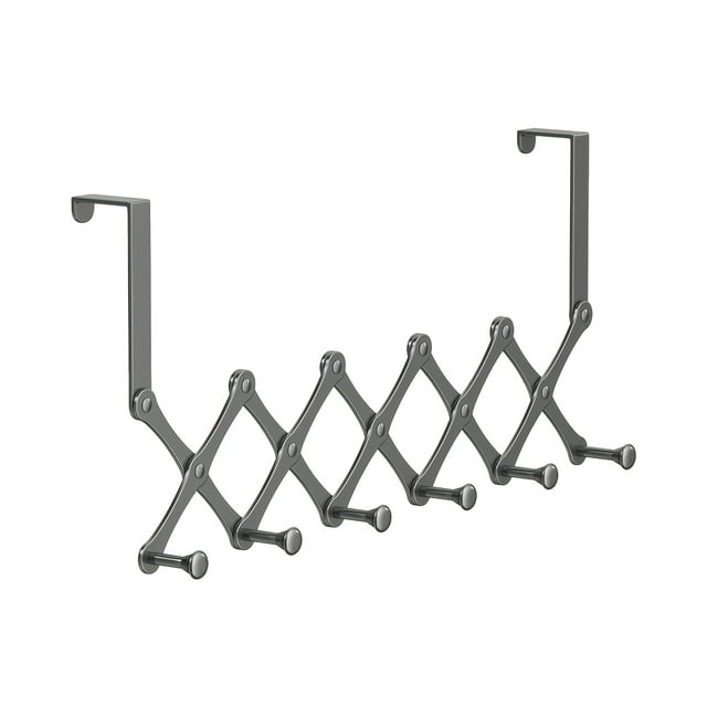 Xingzhi Metal Hanger Hooks Set Strong And Durable For Heavy Items No To Punch Installation Clothes Hanger Gun grey 6 hooks