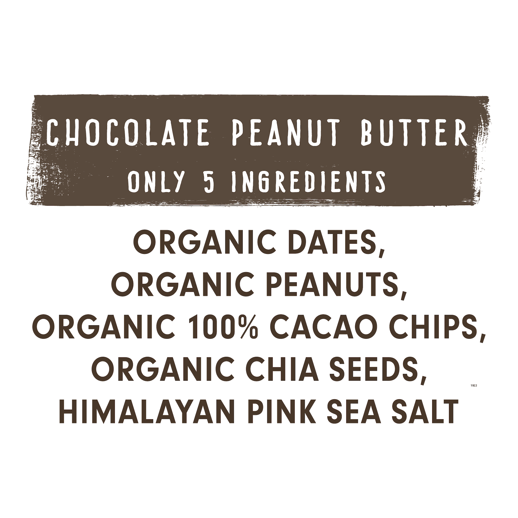 Organic Chocolate Peanut Butter Fruit & Nut Bar, Jonesbar, Certified Organic & Kosher, Gluten Free, Vegan, 12 Count (Pack of 1)