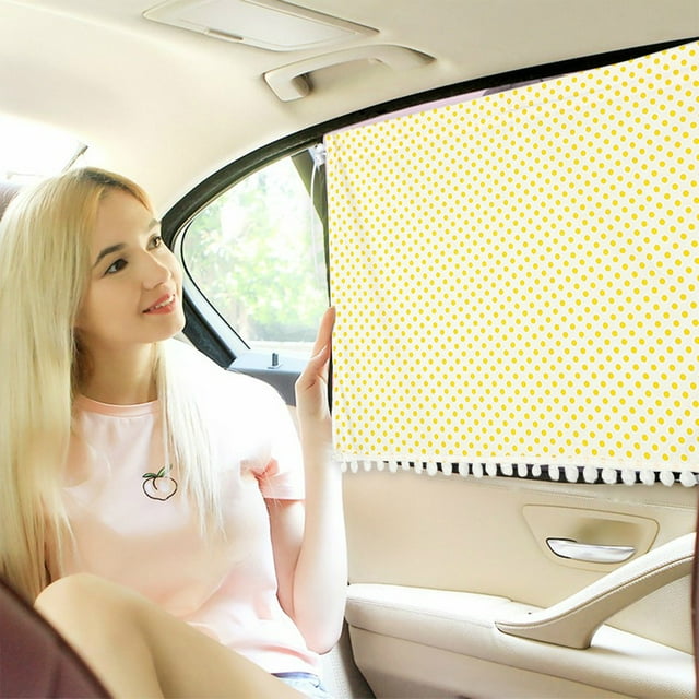 onlyliua ¡ ¡Descuentos de Temporada! Cortina de Tela para Coche, Protección Solar, Aislamiento Térmico, Cortina Telescópica con Ventosa para Coche, Sombrilla Universal