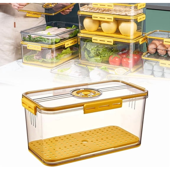 Airtight Bread Storage Container with Date Tracker Lid - Clear Countertop Bread Box for Homemade Bread, Toast, Bagels | Kitchen Counter Organizer(1Pcs, B)