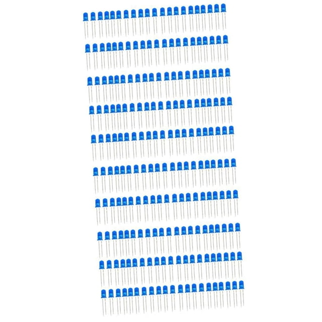 200 Pcs 5mm Lampe Électronique LED Bleu Vif Diodes Émettrices