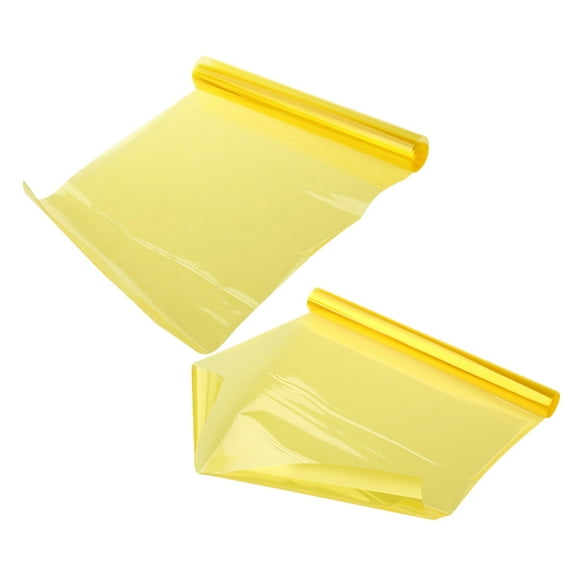 ORDDIART 2-Pack Car Headlight Vinyl Wrap Film 11.8x39.4in Protective Tint Cover