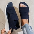 thumbnail image 5 of Women Sandals Mesh Platform Sandals Elastic Soft Sole Shoes Lightweight Casual Footwear Breathable For All Summer Occasions ,Us Size:7, 5 of 6