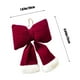 thumbnail image 3 of Christmas Red Flocking Bow Hanging Decoration Christmas Tree Decoration Hanging Decoration Window Decoration Arrangement Christmas Decorations., 3 of 6