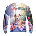 thumbnail image 2 of Watercolor Hello Winter Pitbull Chill Christmas Welcome All Over Print 3D Sweatshirt Unisex Merch Terrier Dog Lover - 00016, 2 of 6
