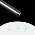 thumbnail image 3 of Plastic Pipe Rigid Tube Clear 0.43"(11mm) ID 0.47"(12mm) OD 17" (425mm) for Lighting, Water Plumbing, Pack of 3, 3 of 6