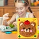 thumbnail image 5 of Kit de bordado con hilo para coser hecho a mano | Materiales para pintar en tela no tejida de 21 x 21 cm con parche de hilo | Kit de manualidades DIY para principiantes y niños | Idea de regalo, 5 of 7