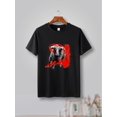 thumbnail image 2 of Unique Bull Graphic Print Tee - Men's Casual Short Sleeve T-Shirts for Summer - Comfortable, Breathable, and Stylish, 2 of 6