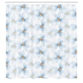 thumbnail image 2 of Ambesonne Pastel Shower Curtain, Chamomiles Art, 69"Wx84"L, Blue Yellow White, 2 of 4