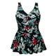 thumbnail image 5 of Trajes de baño de una pieza para mujer Talla Bikini para mujer Sin espalda con aberturas Traje de baño de cuello en V sólido Traje de baño para mujer, 5 of 8