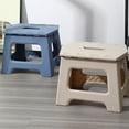 thumbnail image 2 of Yimiti Portable Folding Stool: Heavy-Duty, Ergonomic Design For Home & Outdoor Use!--Creamy White, 2 of 9