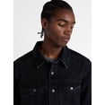 thumbnail image 4 of No Boundaries Denim Shacket with Long Sleeves, 100% Cotton 14 oz Denim, Men's XS-4XLT, 4 of 5