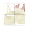 thumbnail image 3 of Unique Bargains Women's Plus Invisible Bandeau Bra Strapless Buckle Lift Bralette, 3 of 7