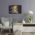 thumbnail image 6 of Luxe Metal Art 'Firu' by Dean Russo, Metal Wall Art, 24"x16", 6 of 8