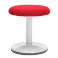 thumbnail image 1 of OFM Orbite 14" Ronde en Tissu Sans Dossier, Tabouret Statique en Rouge, 1 of 1