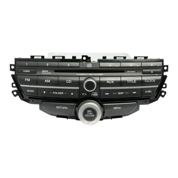 Restored 200809 Honda Accord AM FM Radio 6 Disc CD MP3 Player 39101TA0A313M1 Opt 3BA0 (Refurbished)