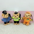thumbnail image 6 of Adorable Policeman Bear Key Rings Versatile Polices Bear Key Chain Accessory Trendy Bear Pendant Keyrings Ornament, 6 of 9