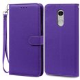 thumbnail image 1 of For Xiaomi Redmi Note 4 Case Note 4X Leather Flip Case For Xiaomi Redmi Note 4 Global Wallet for Xiaomi Redmi Note 4X Phone Case Dark Purple -Strap For Redmi Note 4, 1 of 6