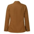 thumbnail image 5 of WNEGSTG Blazer Jackets for Women Women Casual Solid Single Button Lapel Long Sleeve Slim Suit Temperament Blazers Coat for Ladies, 5 of 5