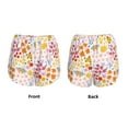thumbnail image 3 of Gukieu Colorful Floral Print Women's Sports Shorts with Drawstring Elastic Waistband for Running, Yoga, Fitness-Medium, 3 of 7