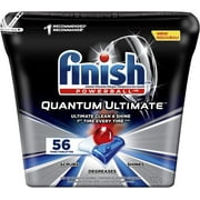 Finish Dishwasher Detergent, Quantum Ultimate, Fresh, 56 Tablets