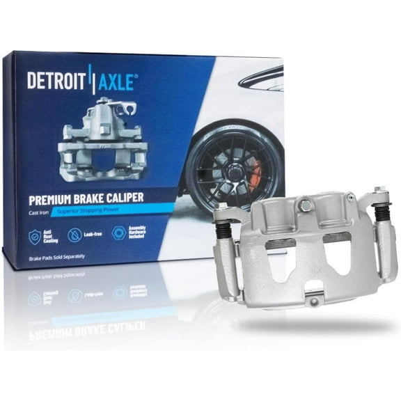 Detroit Axle - Rear Right Brake Caliper for 2013-2022 Ford F-250 F-350 Super Duty Disc Brake Caliper with Bracket Assembly 2014 2015 2016 2017 2018 2019 2020 2021 Replacement