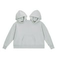 thumbnail image 3 of Hoodie Funny Couple Hooded Sweatshirt Unisex Oversized Casual Long Sleeve Pullover Loose Fit Top For Two People Wearing Grey Cowboys Sweater Women over Sweatshirts Women over Sized Hoodies for Women, 3 of 8