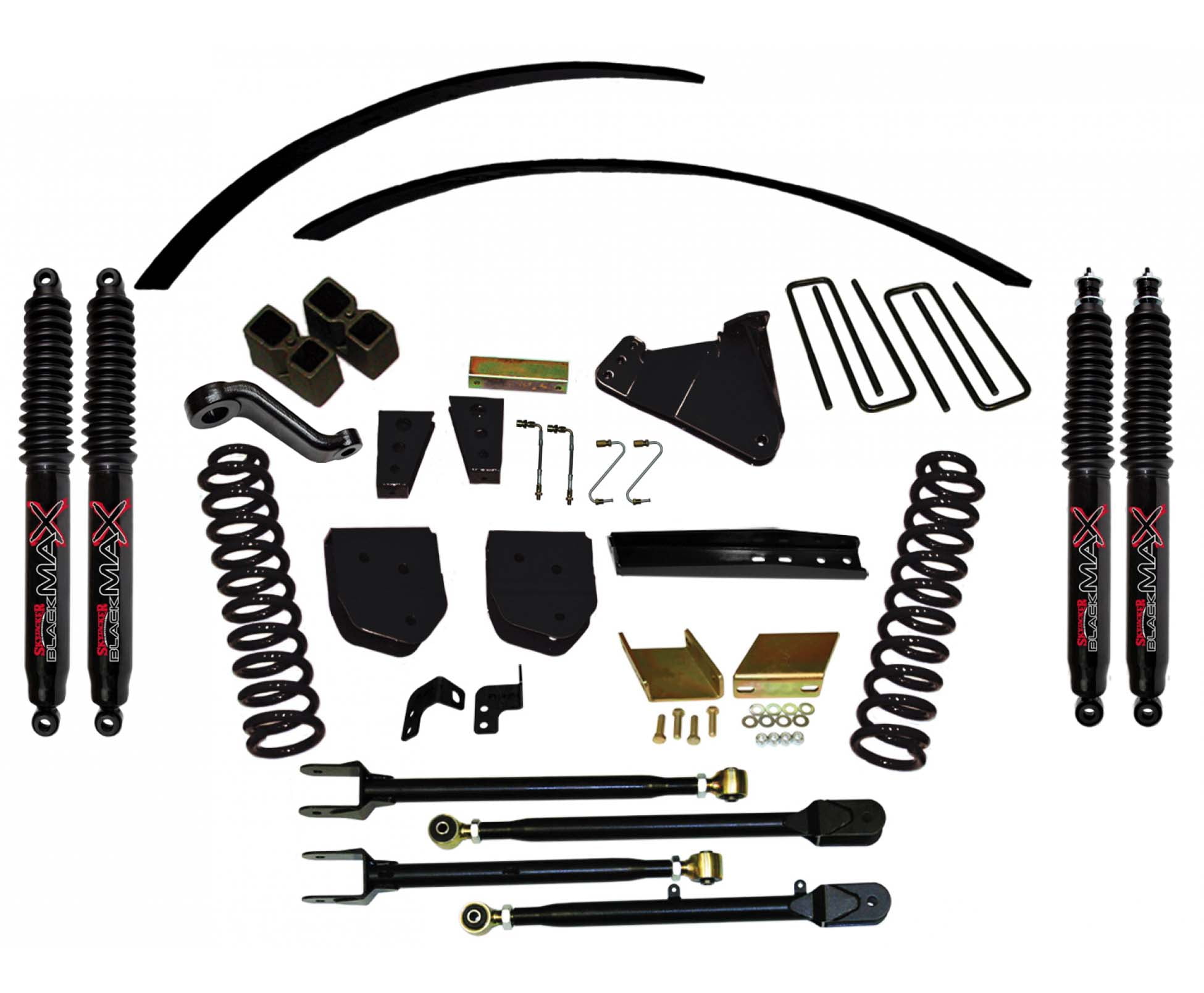 Skyjacker 8.5" Lift Kit w/Black Max Shocks for 20112016 Ford F250/F