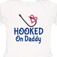 thumbnail image 4 of Inktastic Fishing Hooked on Daddy Boys or Girls Long Sleeve Baby Bodysuit, 4 of 5