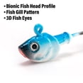 thumbnail image 3 of Dr.Fish 10pcs Swimbait Jig Heads Flat Jigs 3D Eyes High Carbon Steel Hooks Saltwater, 3 of 9
