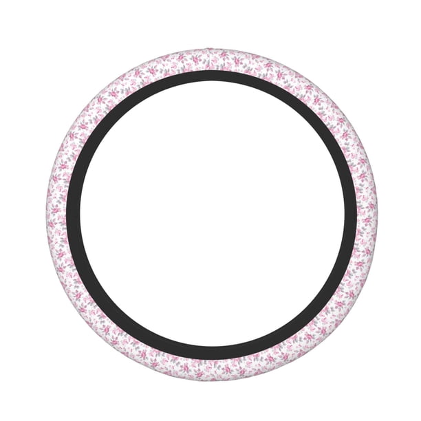 Balery Rose Flowers Fundas elásticas antideslizantes para volante, funda protectora universal para hombre y mujer, 15 pulgadas, accesorios para coche.