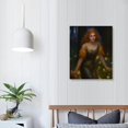 thumbnail image 3 of COMIO Midsummer Eve by Edward Robert Hughes Canvas Wall Art Print Little Fairies in Forest Romanticism Fine Art Oil Painting Office Living Room Bedroom Home Decor Ready to Hang, 3 of 4