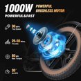 Electric Bike for Adults Q20, 2000/1500W, 37/30MPH,52V 40AH,48V/20AH E