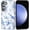 Baby Dragon Lavender Floral, variant on Case for Samsung Galaxy S24 Plus, Shockproof Hard Shell + Soft Silicone 2 in 1 Hybrid, Shockproof Bumper Drop Protective - Blue Abalone Mollusk Shell