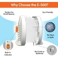 thumbnail image 2 of E-500 Renewable Dehumidifier 2-Pack, 8oz Capacity Each, Reusable  Absorber for Closets, Safes, Boats, RVs, 2 of 6