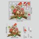 thumbnail image 1 of Pegatinas de ventana de búho de Navidad, calcomanías de pared de búho autoadhesivas, lindas cubiertas de vidrio de búho para decoraciones de fiesta de invierno, 1 of 4