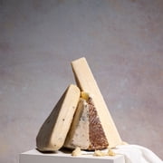 V-FLAT WORLD Duo Board - Double Sided Backdrop Board Surface Food & Product Photography - Legs Included Made in USA (24 x 24 inches, RosØ Hue/Washed Pigment)