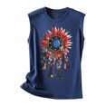 thumbnail image 4 of Camiseta sin mangas con estampado para mujer, blusa sin mangas con gráfico divertido para playa de verano para niñas adultas Fridja gh3524, 4 of 5