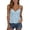 Blue, variant on Gpoecd Lace Trim Camisole See Through Backless Top with Ruffle Detail for Fashion Sleeveless Layering Staple Camisoles for Women White,S
