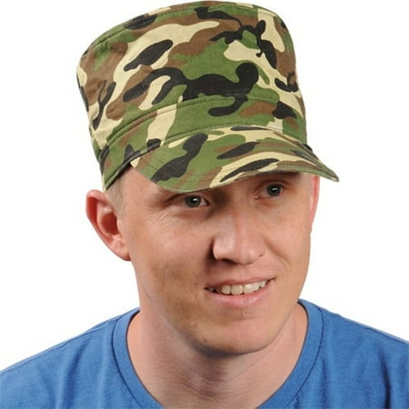 Adult Military Camo Cap Camouflage Hat Army Style Costume Baseball Man