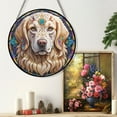 thumbnail image 5 of 89Bloom Golden Retriever Dog Suncatcher, Stained Glass Golden Retriever Suncatcher, Golden Retriever Glass Suncatchers for Windows Stained Glass, 5 of 7